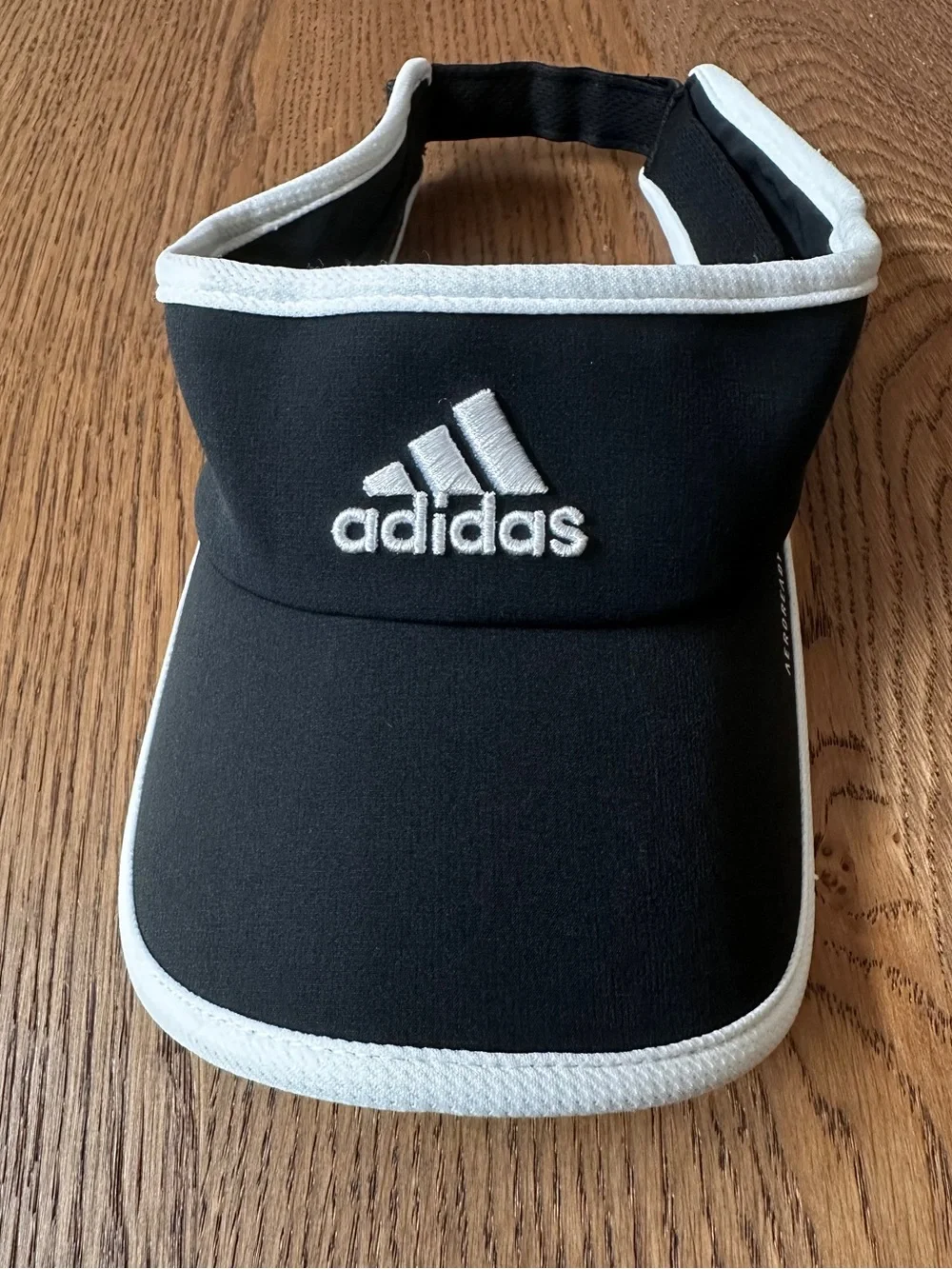 🔥3 FOR $25🔥 adidas Black Visor with White Logo and Trim